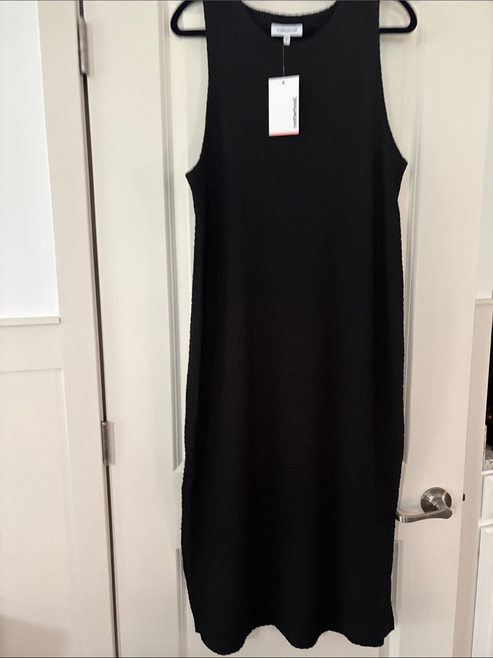 Motherhood Sleeveless Black Shift Dress